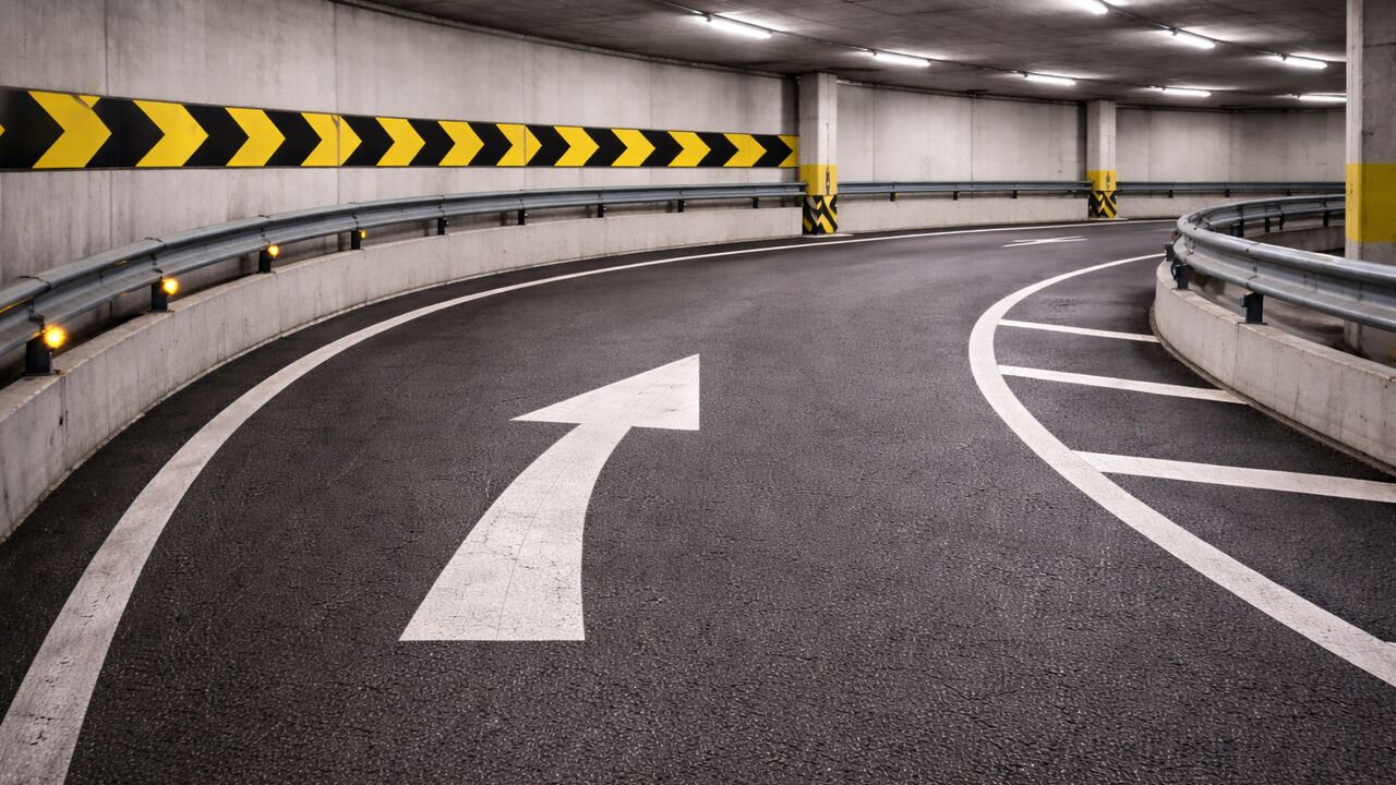Markierung Tiefgarage